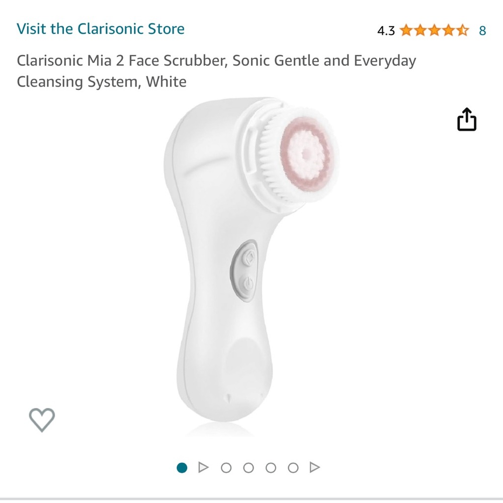 Clarisonic Mia 2 Face Scrubber, Sonic Gentle and Everyday Cleansing System